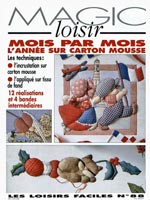 Magic Loisir Mois Par Mois, L'Annee Sur Carton Mousse